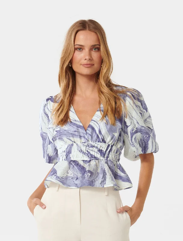 Value Deals Paula Ruched Waist Top
