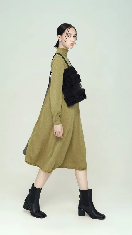 Discount Deals Mercerised Merino Wool Knitted Dress