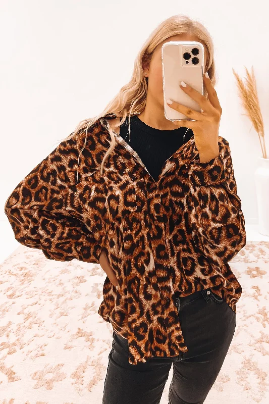Overstock Sale Alex Shirt Leopard