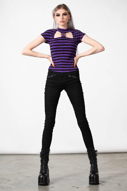 Weekend Deals That Dazzle Lamia Top [PURPLE]