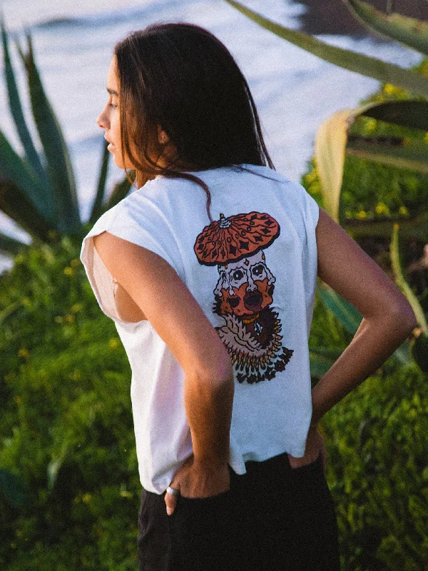 Top Pick Connected Minds Tank Top - STAR WHITE