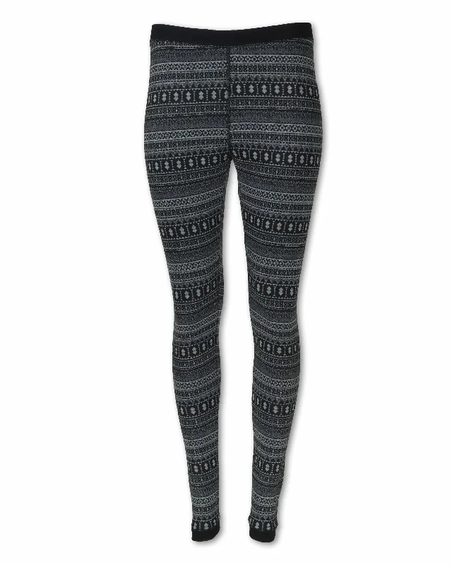 Major Savings FAIR ISLE JACQUARD KNIT LEGGINGS