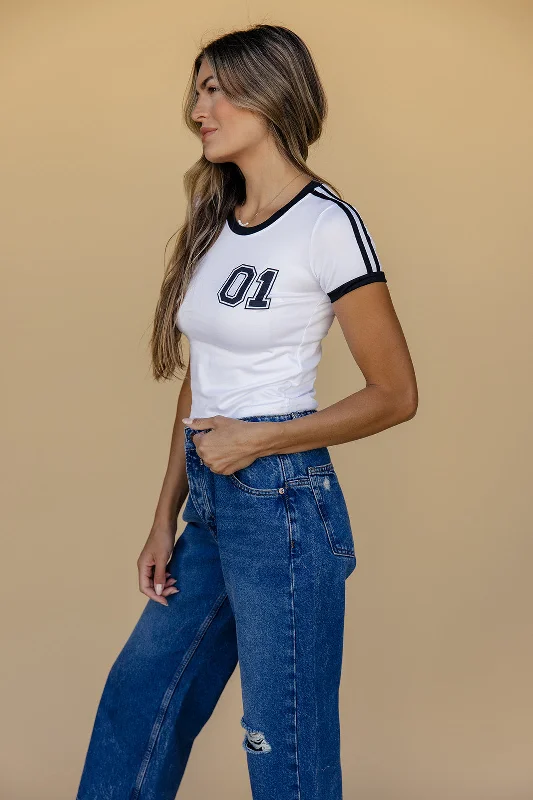 Big Discounts Cross Country Ringer Tee