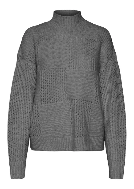 Weekend Bargains to Grab Moon Highneck Jumper in Dark Grey