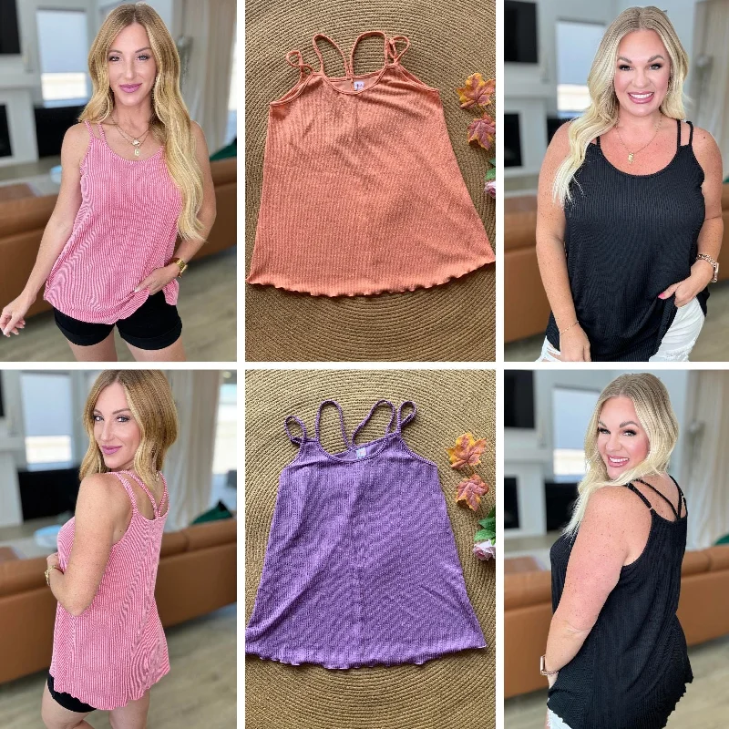 Crazy Deal PREORDER: Nancy Ribbed Tank in Four Colors
