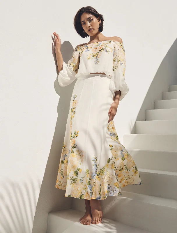 Deal Dash Gardenia Bardot Blouse