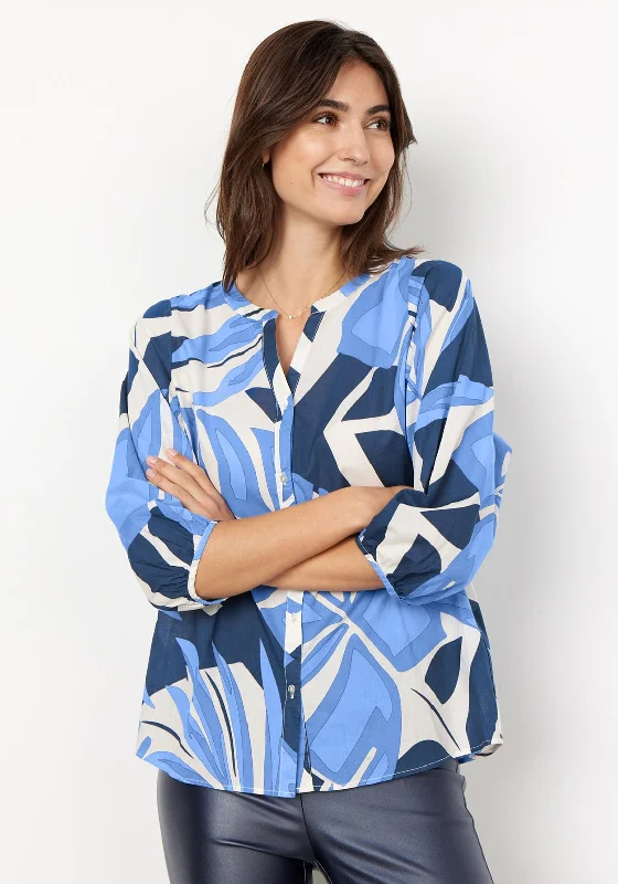 Unmissable Offer Soyaconcept Kada Print Blouse, Blue Multi