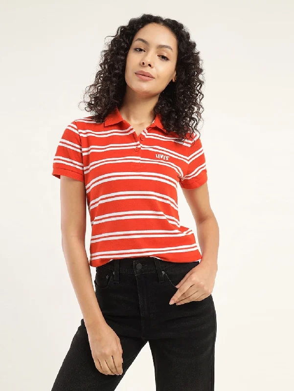 Bargain Prices Women's Graphic Print Oversized Polo T-Shirt