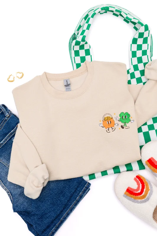 Deal of the Day PREORDER: Pot of Gold Embroidered Sweatshirt