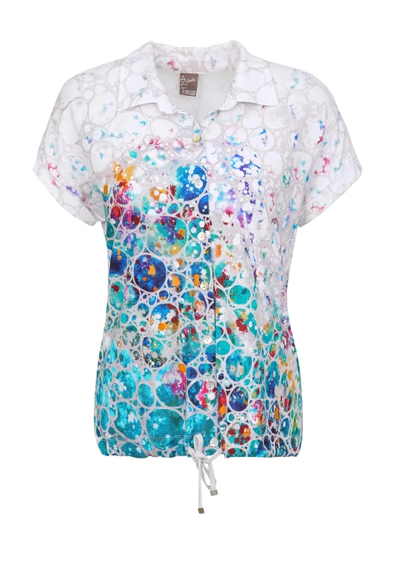 Weekend Offers That Tempt Dolcezza Short Sleeve Polo Shirt, Multi