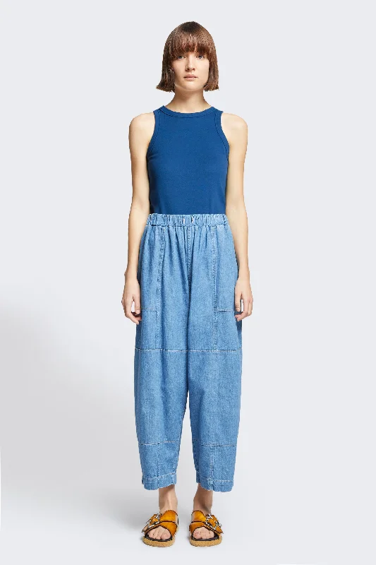 Stock Up Flux Racer Back Tank Indigo