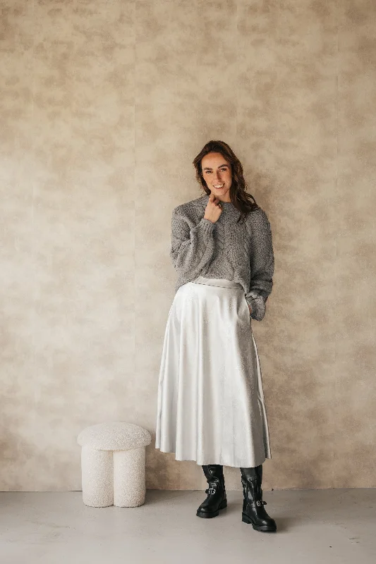 Weekend Offers That Please Sofia oversized sweater grey