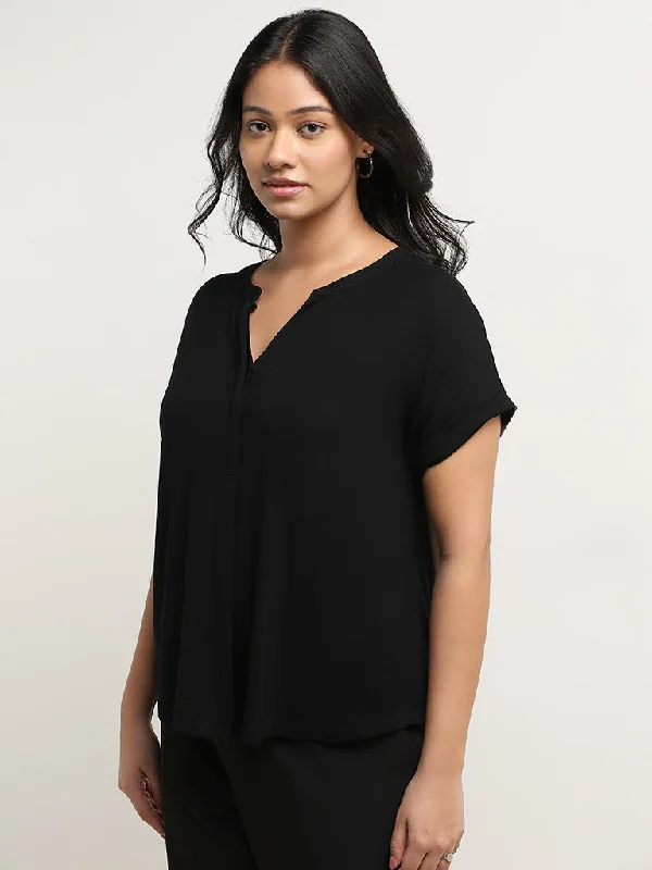 Bonus Offer Gia Black Solid Top