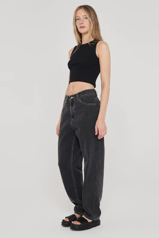 Weekend Specials You Can't Miss DR DENIM Faye Worker Concrete Black