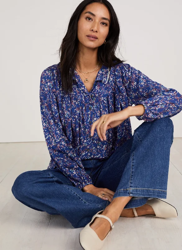 Extra Savings Cece Smock Blouse with Lenzing Ecovero