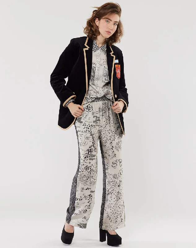 Get It Before It’s Gone Bailey Straight Leg Voyage Printed Pants