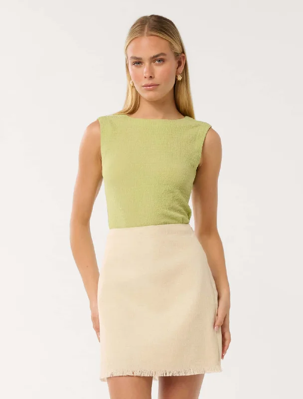 Flash Sale Hazel Textured Tank Top