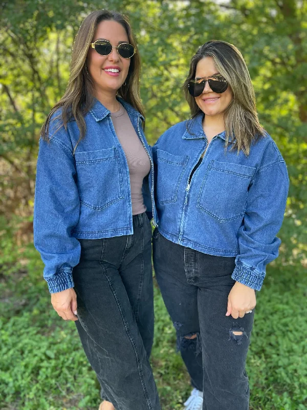 Markdowns PREORDER: Oversized Pocket Denim Jacket