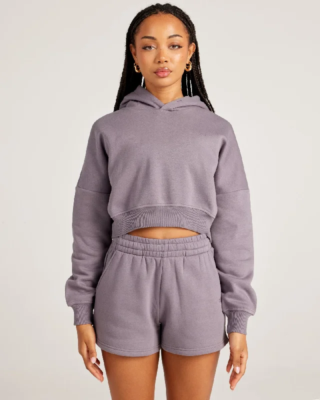 Unmissable Sale Omni Cropped Hoodie - Haze