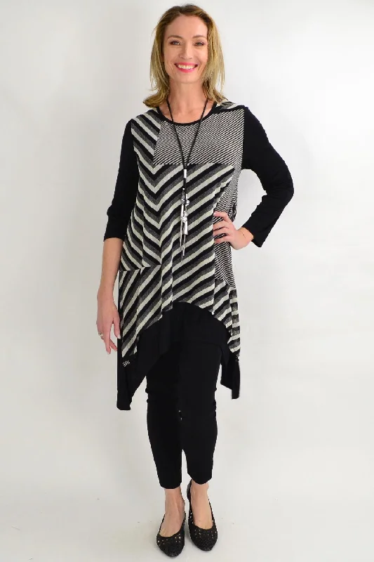 Unmissable Offer Straight Lined Tunic Top