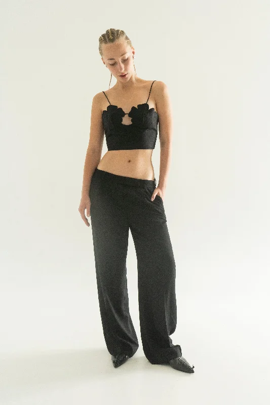 Savings Soar This Weekend Dniester Black Viscose Corset