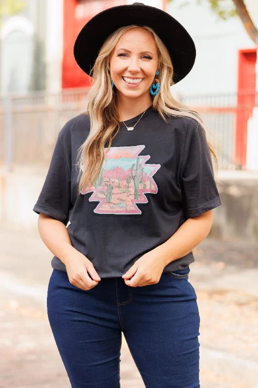 Early Access Wild Out Here Tee, Dark Grey