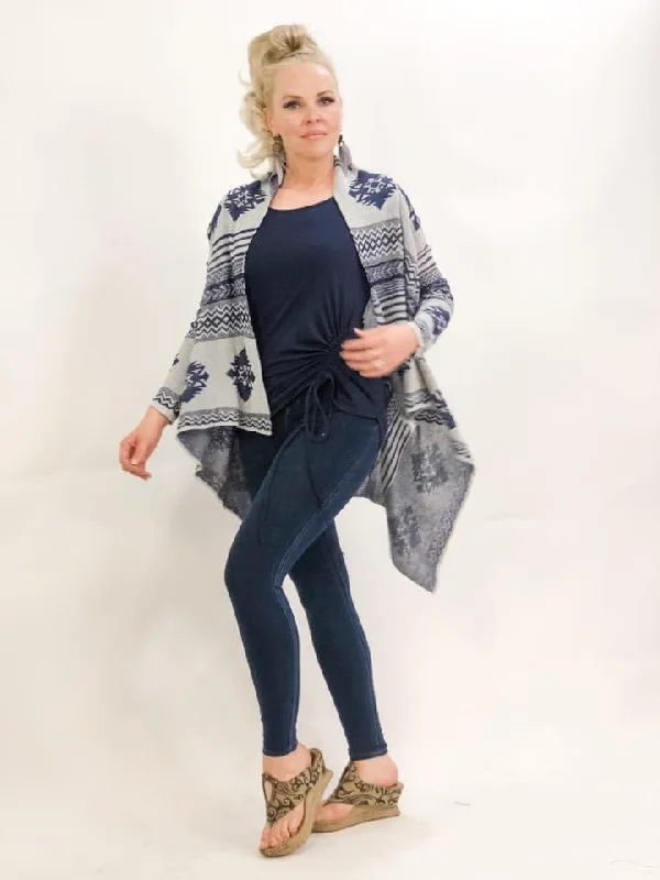 Price Blitz Navy/Smoke Cardigan