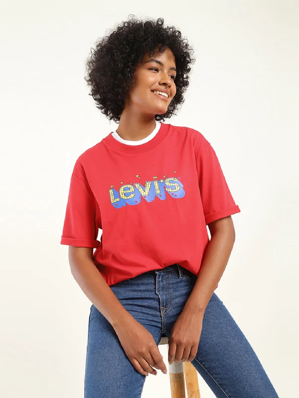 Weekend Specials You Can't Miss Women's Graphic Print Oversized T-Shirt