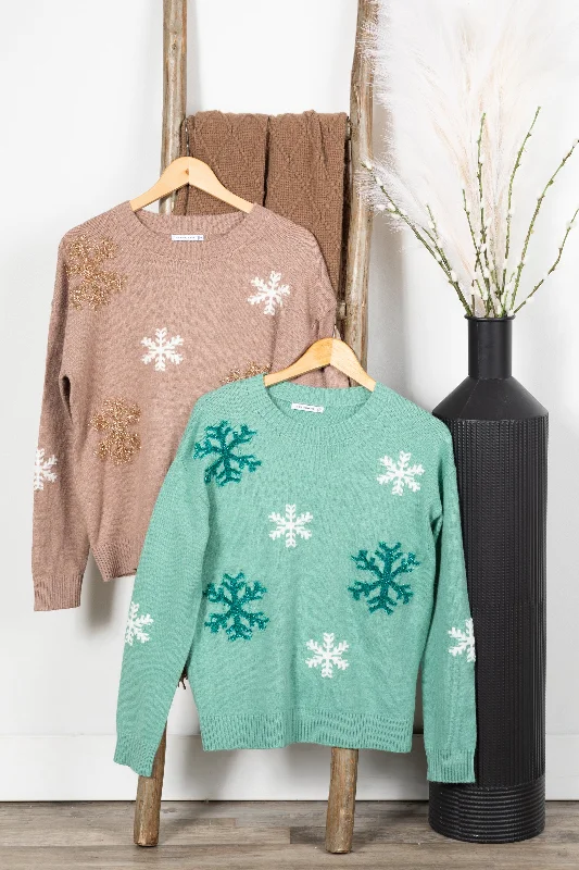 Can't Resist Snowflakes Crewneck Sweater