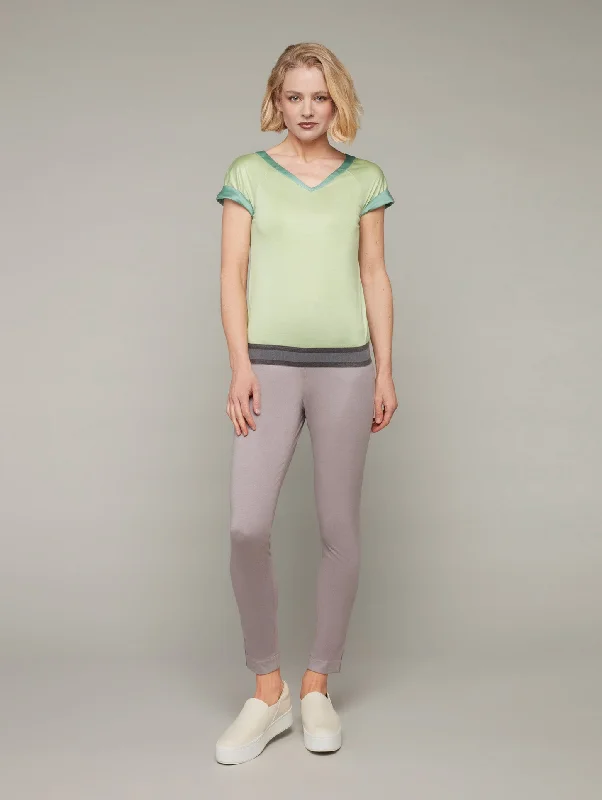 Weekend Deals That Sizzle CLOVER | V-neck Cotton Tee