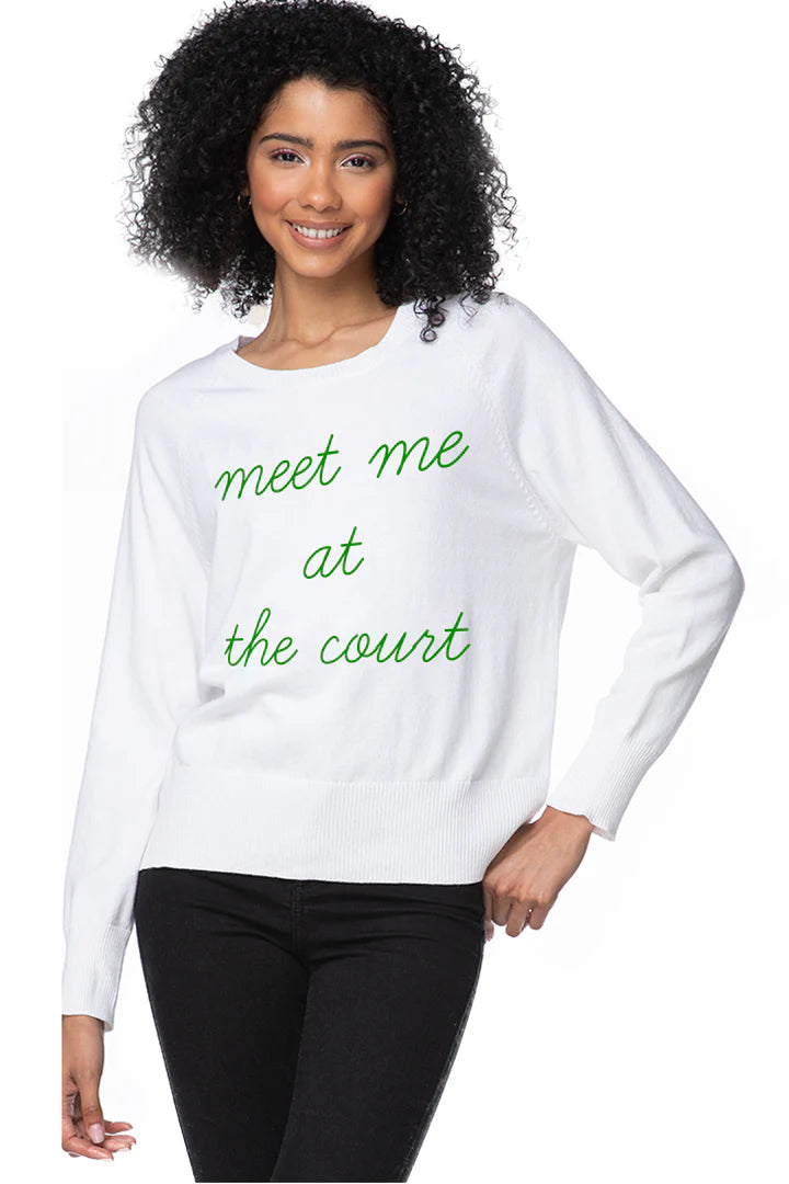 Today's Special Meet Me At The Court Sweater