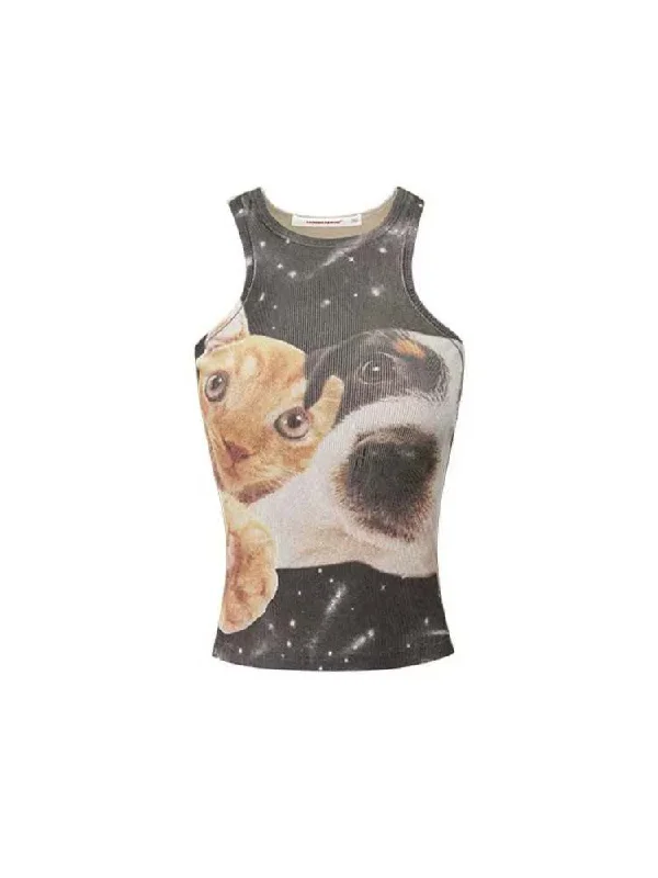 Lying Down Cat & Dog [Presale]