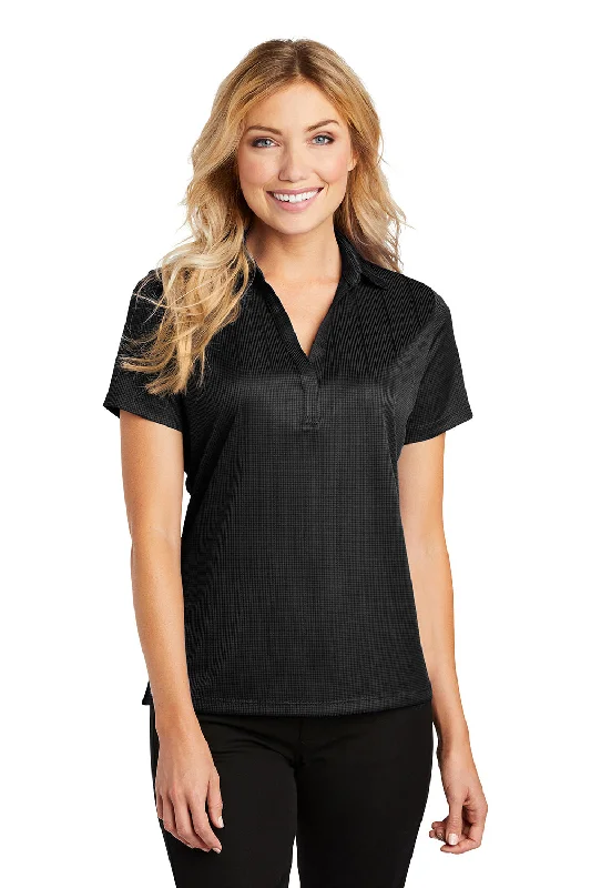 Best Choice Port Authority Womens Performance Moisture Wicking Short Sleeve Polo Shirt - Black Best Choice Port Authority Womens Performance Moisture Wicking Short Sleeve Polo Shirt - Black