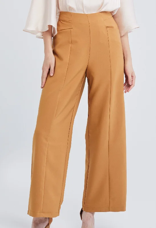 Weekend Deals to Brighten Your Day Slit Pocket Wide Legs Pants