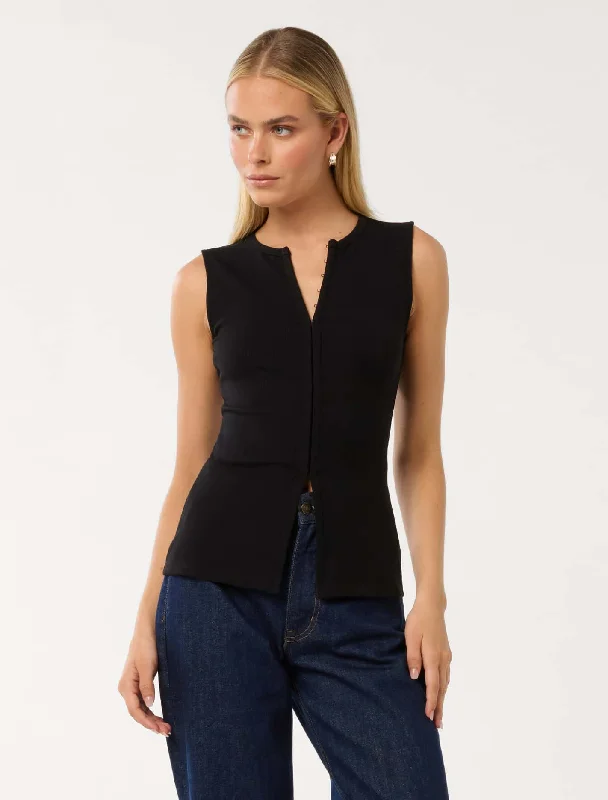 Limited Availability Arianna Hook And Eye Vest