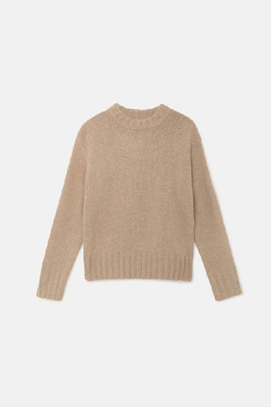 Price Rollback Compania Fantastica Beige Thick Knit Sweater