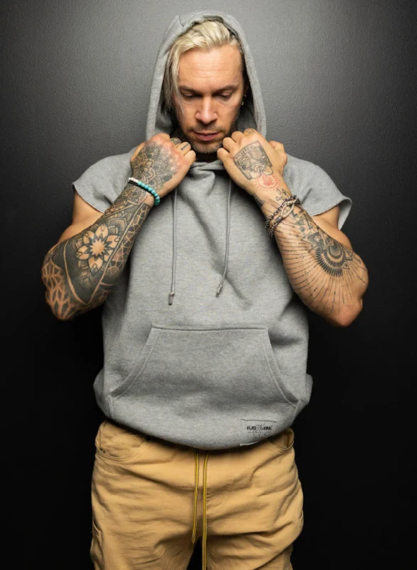 Great Deal ESSENTIAL SLEEVELESS SWEATSHIRT - GREY