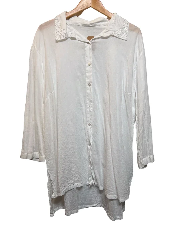 Special Discount Elvi Women's White Beach Top (Size L)