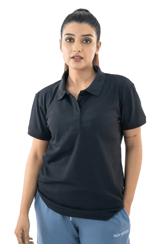 Can't Resist Black Mars Polo Tee