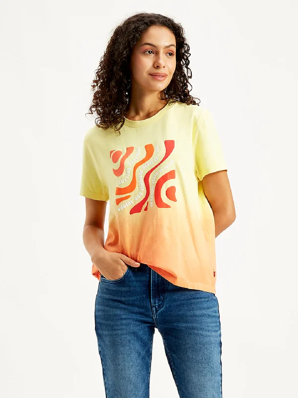 Midnight Madness Women's Ombre Straight Fit T-Shirt