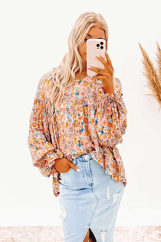 New Markdowns Gabby Top Pastel Floral