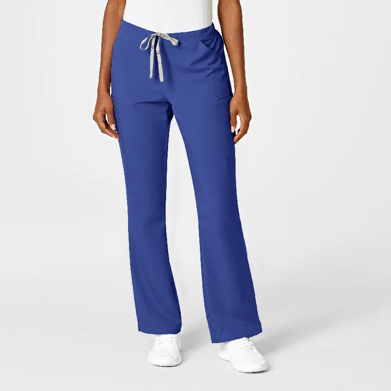 Low Prices PRO Women's Moderate Flare Leg Scrub Pant - Galaxy Blue
