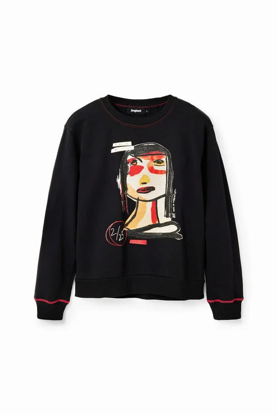 Price Break Desigual Arty Design Sweatshirt