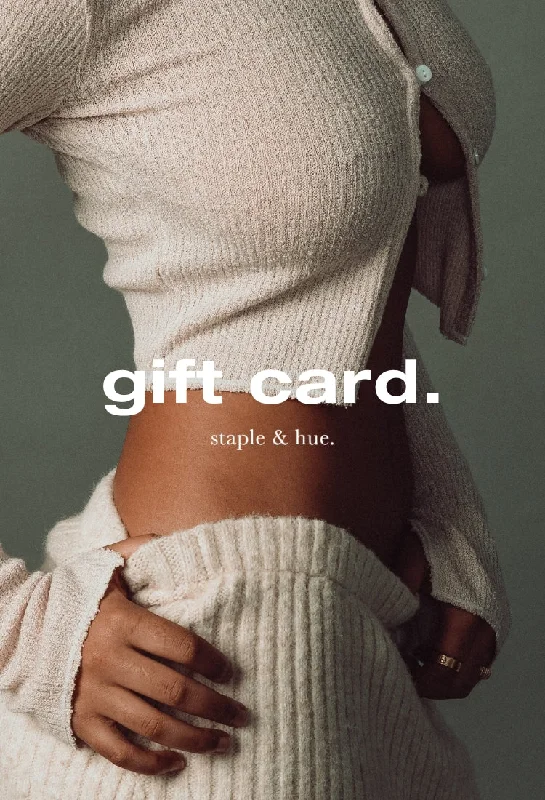 Weekend Discounts You Deserve Staple & Hue Gift Card