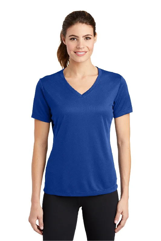 Weekend Offers That Shine Sport-Tek Womens RacerMesh Moisture Wicking Short Sleeve V-Neck T-Shirt - True Royal Blue Weekend Offers That Shine Sport-Tek Womens RacerMesh Moisture Wicking Short Sleeve V-Neck T-Shirt - True Royal Blue