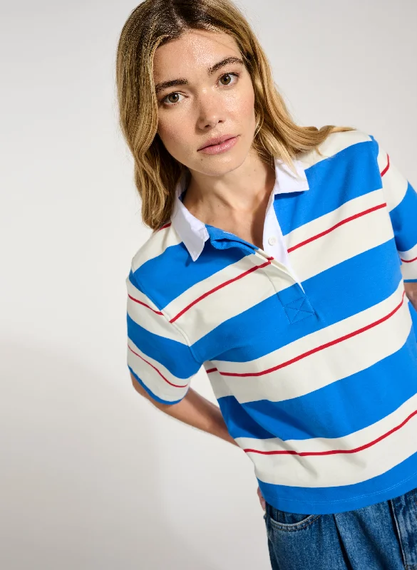 Seasonal Clearance Delilah Organic Cotton Rugby Top