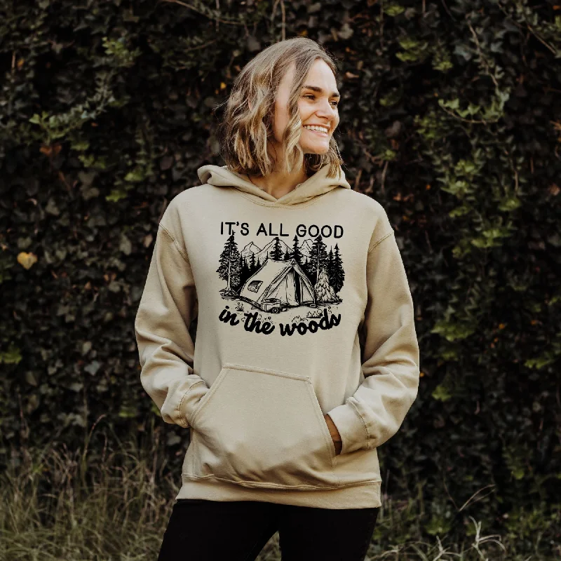 Limited Availability All Good In The Woods Gildan Crewneck or Hoodie Sweatshirt *UNISEX FIT* Limited Availability All Good In The Woods Gildan Crewneck or Hoodie Sweatshirt *UNISEX FIT*