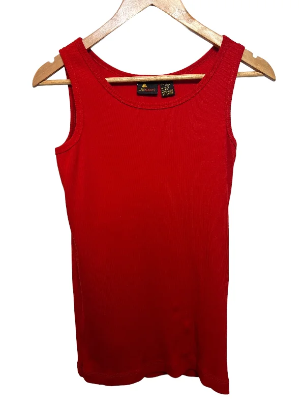 Best Seller Lizsport Women's Red Vest Top (Size M)
