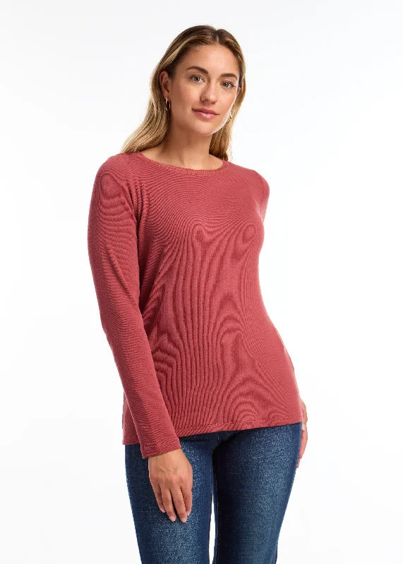 Anniversary Sale Long-Sleeve Boat Neck Top