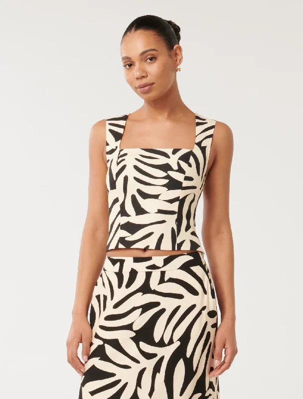 Fantastic Offers Kinsley Fitted Linen Tank Top